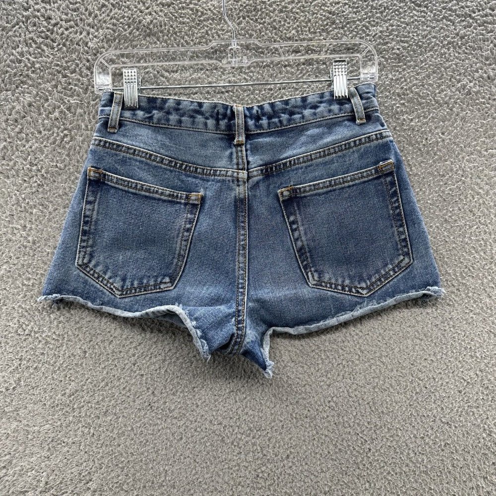 Forever 21 Shorts Women's 26 Blue Denim Cut Off Shorts Size 26 - Picture 9 of 12